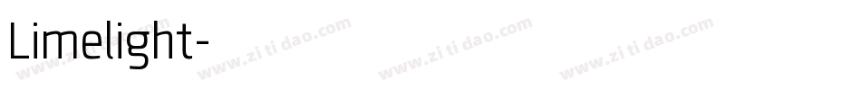 Limelight字体转换