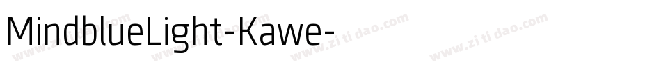 MindblueLight-Kawe字体转换