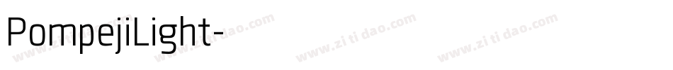 PompejiLight字体转换