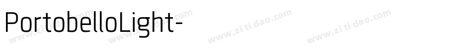 PortobelloLight字体转换