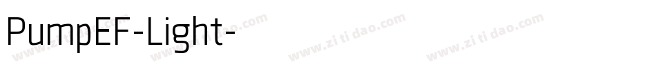 PumpEF-Light字体转换