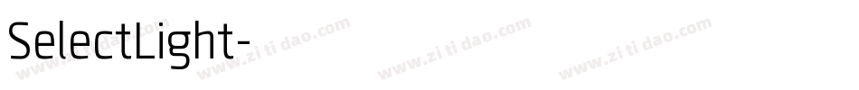 SelectLight字体转换