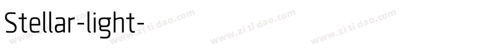 Stellar-light字体转换