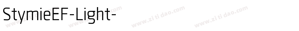 StymieEF-Light字体转换
