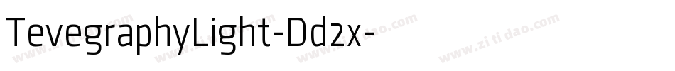 TevegraphyLight-Dd2x字体转换 TevegraphyLight-Dd2x字体转换