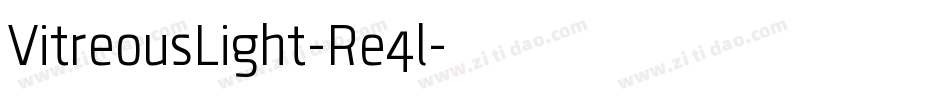 VitreousLight-Re4l字体转换