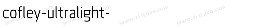 cofley-ultralight字体转换