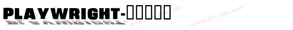 Playwright字体转换