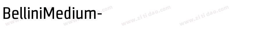 BelliniMedium字体转换