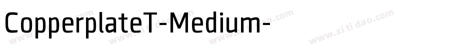 CopperplateT-Medium字体转换