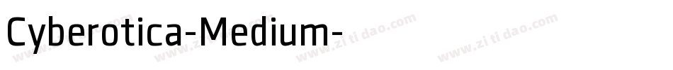 Cyberotica-Medium字体转换