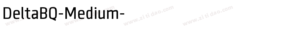 DeltaBQ-Medium字体转换