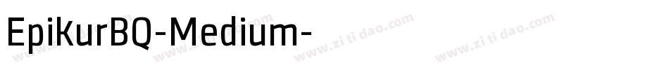 EpikurBQ-Medium字体转换