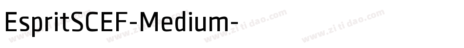 EspritSCEF-Medium字体转换
