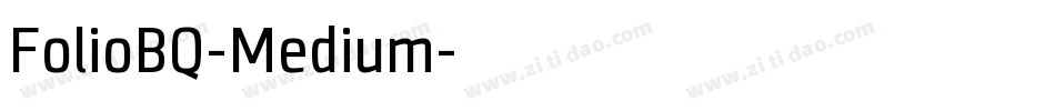 FolioBQ-Medium字体转换