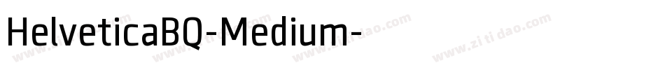HelveticaBQ-Medium字体转换