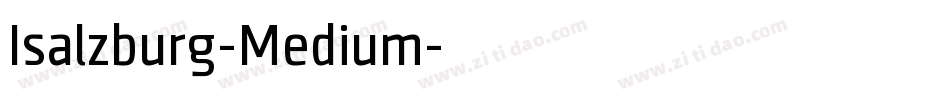 Isalzburg-Medium字体转换