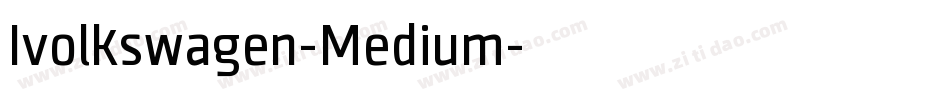 Ivolkswagen-Medium字体转换