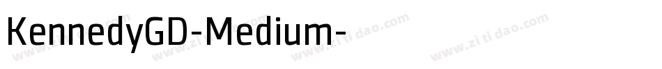 KennedyGD-Medium字体转换