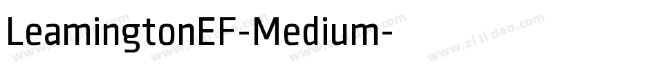 LeamingtonEF-Medium字体转换