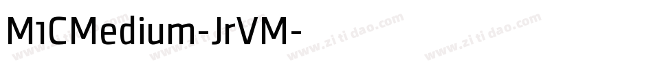 M1CMedium-JrVM字体转换