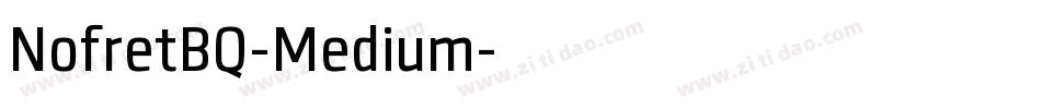NofretBQ-Medium字体转换