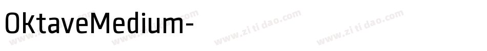 OktaveMedium字体转换