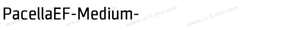 PacellaEF-Medium字体转换 PacellaEF-Medium字体转换