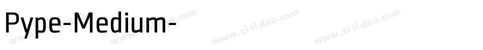 Pype-Medium字体转换