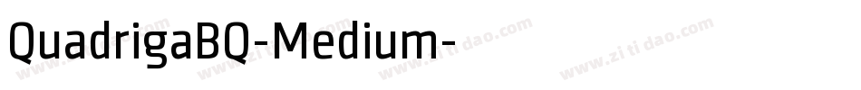 QuadrigaBQ-Medium字体转换