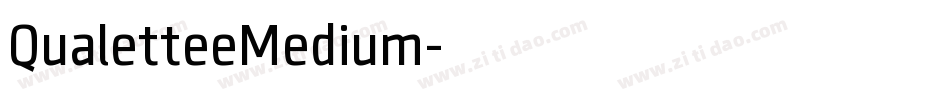 QualetteeMedium字体转换