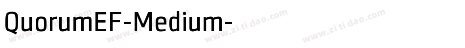 QuorumEF-Medium字体转换