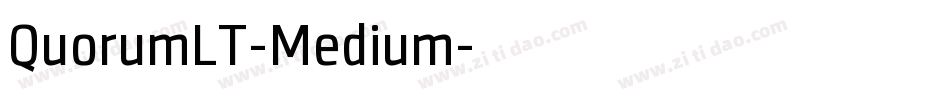 QuorumLT-Medium字体转换