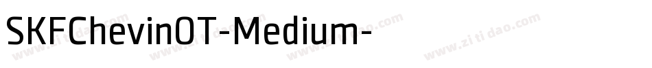 SKFChevinOT-Medium字体转换
