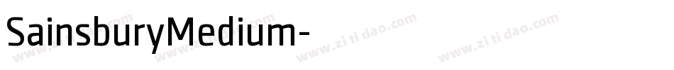 SainsburyMedium字体转换