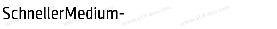 SchnellerMedium字体转换