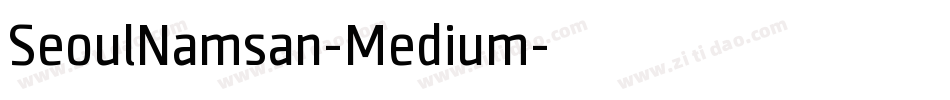SeoulNamsan-Medium字体转换