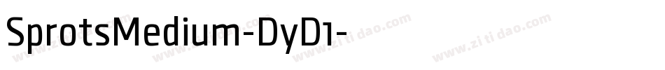 SprotsMedium-DyD1字体转换 SprotsMedium-DyD1字体转换