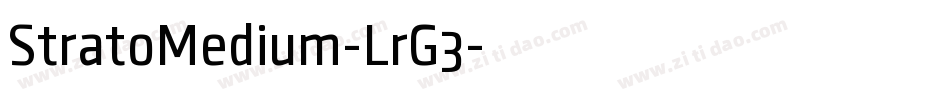StratoMedium-LrG3字体转换