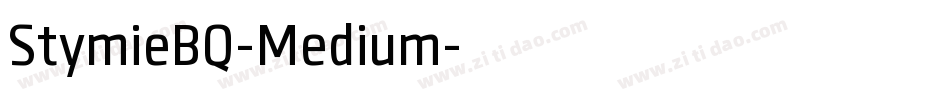 StymieBQ-Medium字体转换