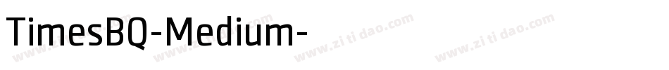 TimesBQ-Medium字体转换