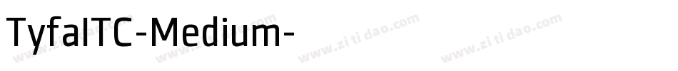 TyfaITC-Medium字体转换