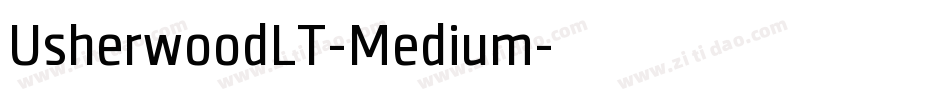 UsherwoodLT-Medium字体转换