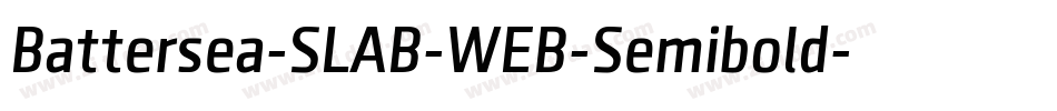 Battersea-SLAB-WEB-Semibold字体转换