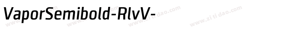 VaporSemibold-RlvV字体转换