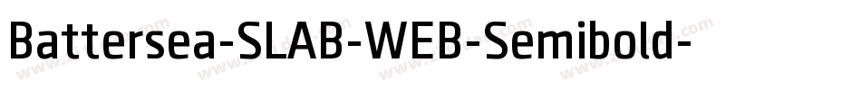 Battersea-SLAB-WEB-Semibold字体转换