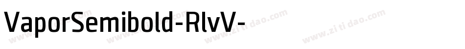 VaporSemibold-RlvV字体转换