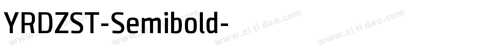YRDZST-Semibold字体转换