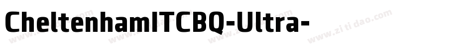 CheltenhamITCBQ-Ultra字体转换
