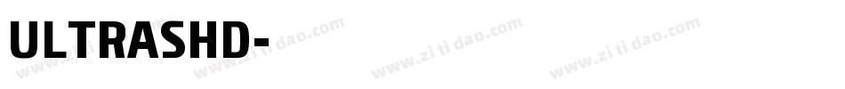ULTRASHD字体转换